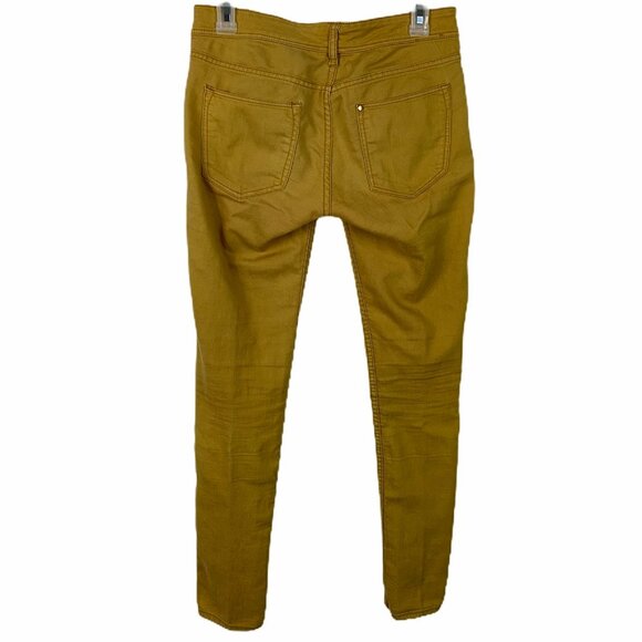H&M Light Weight Skinny Gold Jeans 27 - Picture 4 of 7